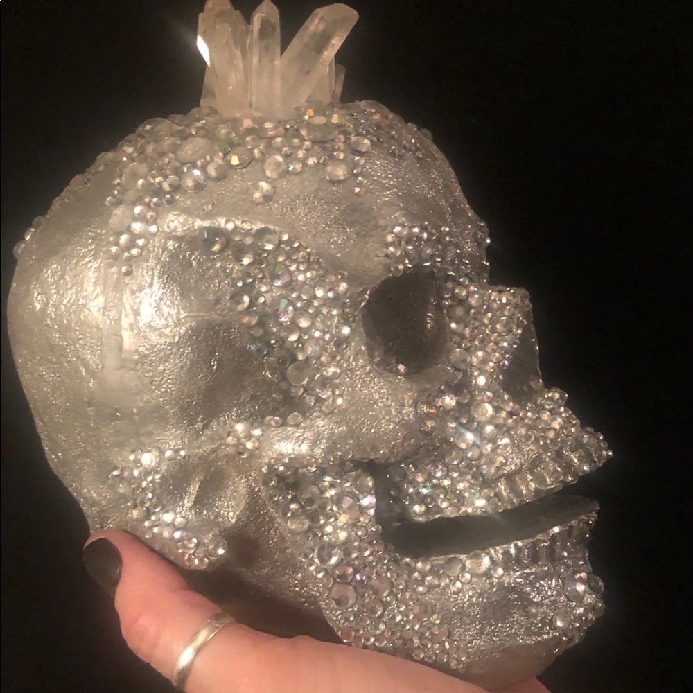 Custom Made Embellished Skull
